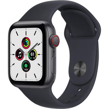 Buy Apple,Watch SE (GPS + Cellular), 40mm Space Grey Aluminium Case with Midnight Sport Band MKR23B/A - Gadcet.com | UK | London | Scotland | Wales| Ireland | Near Me | Cheap | Pay In 3 | Watches