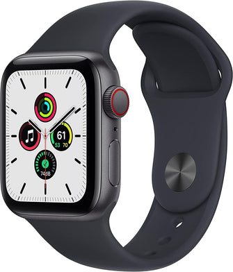 Buy Apple,Watch SE (GPS + Cellular), 40mm Space Grey Aluminium Case with Midnight Sport Band MKR23B/A - Gadcet.com | UK | London | Scotland | Wales| Ireland | Near Me | Cheap | Pay In 3 | Watches