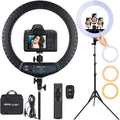 Buy EOTO LIGHT,21 inch LED Ring Light with Tripod Stand, Large Selfie Ring Light with Touch Panel for YouTube Vlog Video Shooting, Makeup Studio Portrait with Carrying Bag and Remote Controller, CRI>97 - Gadcet UK | UK | London | Scotland | Wales| Near Me | Cheap | Pay In 3 | Tripod