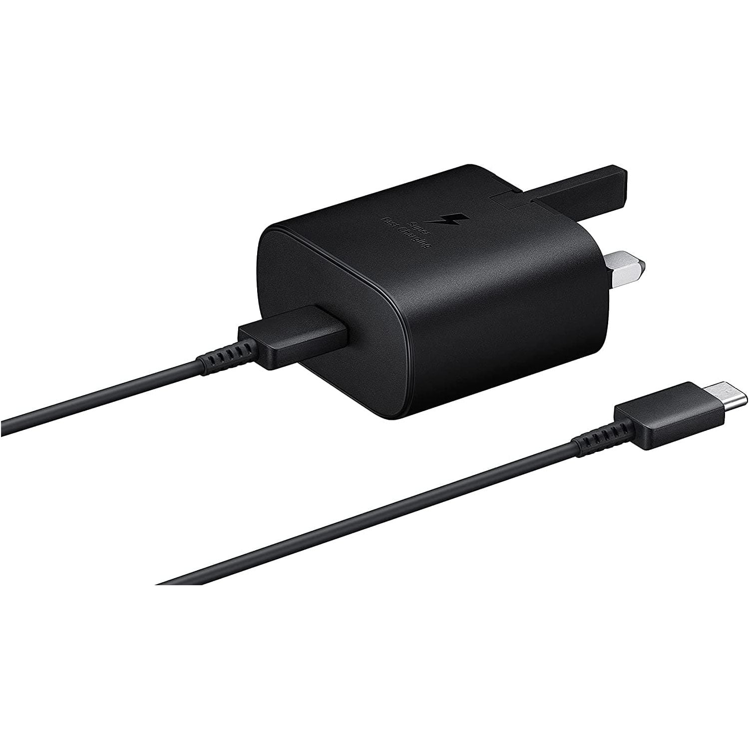 Samsung Original 25W Fast Charging USB-C Mobile Phone Charger, Compatible with Galaxy Smartphones and Other USB Type C Devices - Black