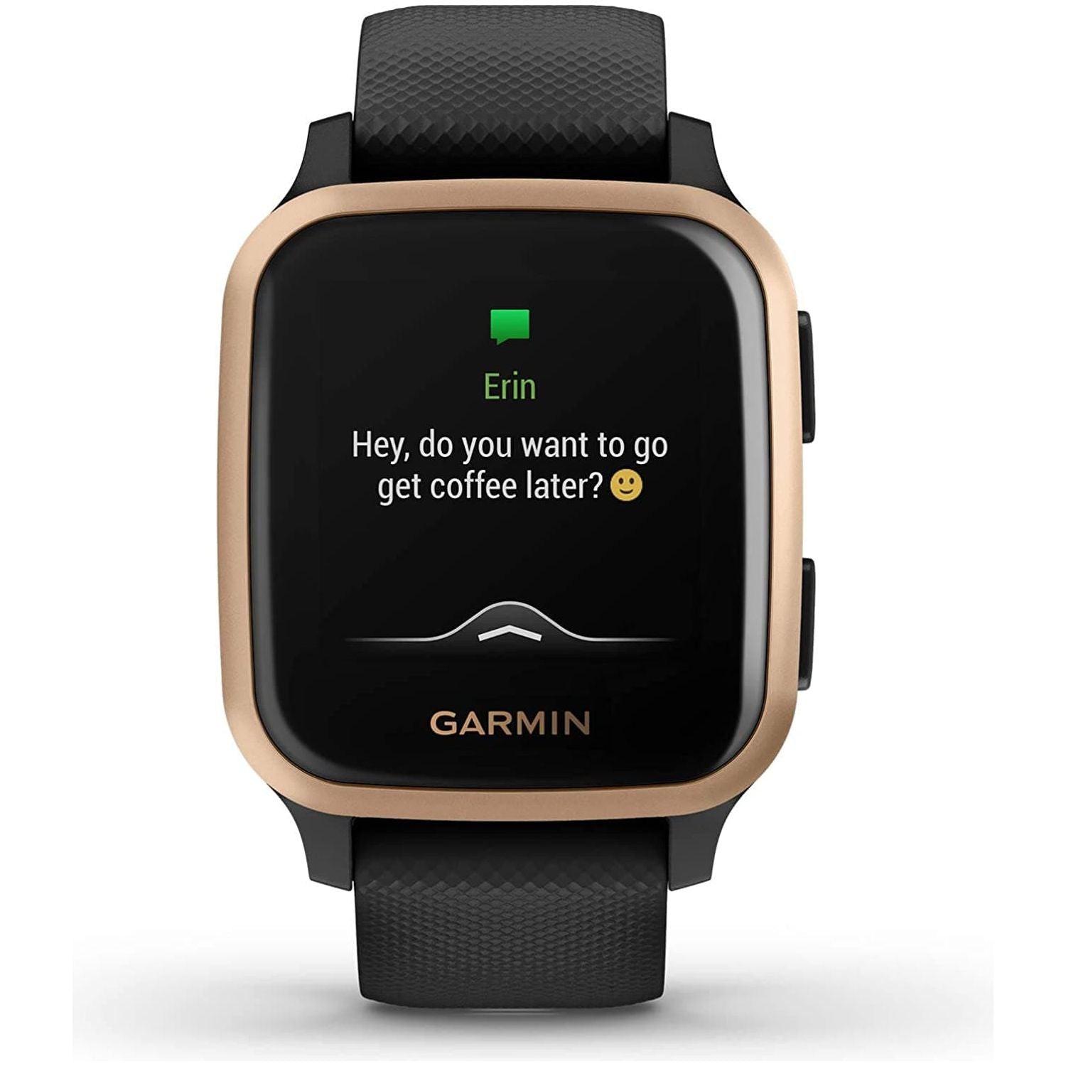Buy Garmin,Garmin Venu Sq Music Amazon Exclusive GPS Smartwatch with All-day Health Monitoring and Fitness Features, Built-in Sports Apps and More, Black with Rose Gold Bezel - Gadcet.com | UK | London | Scotland | Wales| Ireland | Near Me | Cheap | Pay In 3 | Watches