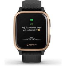 Buy Garmin,Garmin Venu Sq Music Amazon Exclusive GPS Smartwatch with All-day Health Monitoring and Fitness Features, Built-in Sports Apps and More, Black with Rose Gold Bezel - Gadcet.com | UK | London | Scotland | Wales| Ireland | Near Me | Cheap | Pay In 3 | Watches