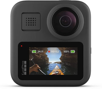 Buy GoPro,GoPro Max - Waterproof 360 Digital Action Camera with Unbreakable Stabilisation, Touch Screen and Voice Control - Live HD Streaming, Black - Gadcet.com | UK | London | Scotland | Wales| Ireland | Near Me | Cheap | Pay In 3 | Cameras