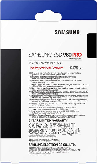 Buy Samsung,Samsung 980 PRO with Heatsink 1TB SSD for PS5 & PC - Gadcet.com | UK | London | Scotland | Wales| Ireland | Near Me | Cheap | Pay In 3 | Hard Drives