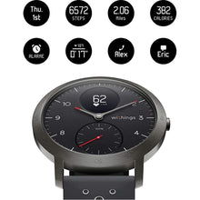 Withings 40mm Sport Smartwatch - HWA03b - Black sport all inter