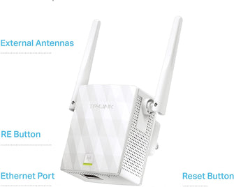 TP-Link N300 Universal Range Extender, Broadband/Wi-Fi Extender, Wi-Fi Booster/Hotspot with 1 Ethernet Port and 2 External Antennas, Plug and Play, Built-in Access Point Mode, UK Plug (TL-WA855RE) - Gadcet.com