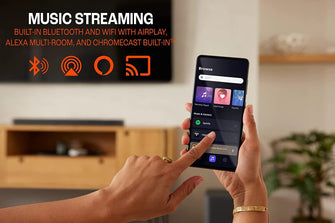 JBL,JBL Bar 500 Speaker, 5.1 Channel 590 W Surround Sound Home Entertainment Bar with Subwoofer, Dolby Atmos, MultiBeam and Built-In WiFi, in Black - Gadcet.com