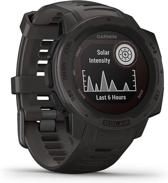 Garmin,Garmin Instinct Solar GPS Smart Watch - Graphite Black - Gadcet.com