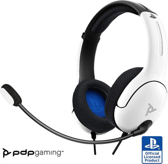 Buy pdp gaming,PDP Gaming LVL40 Stereo Headset with Mic for PlayStation, PS4, PS5 - PC, iPad, Mac, Laptop Compatible - Noise Cancelling Microphone, Lightweight, Soft Comfort On Ear Headphones, 3.5 mm Jack - White - Gadcet.com | UK | London | Scotland | Wales| Ireland | Near Me | Cheap | Pay In 3 | Headphones