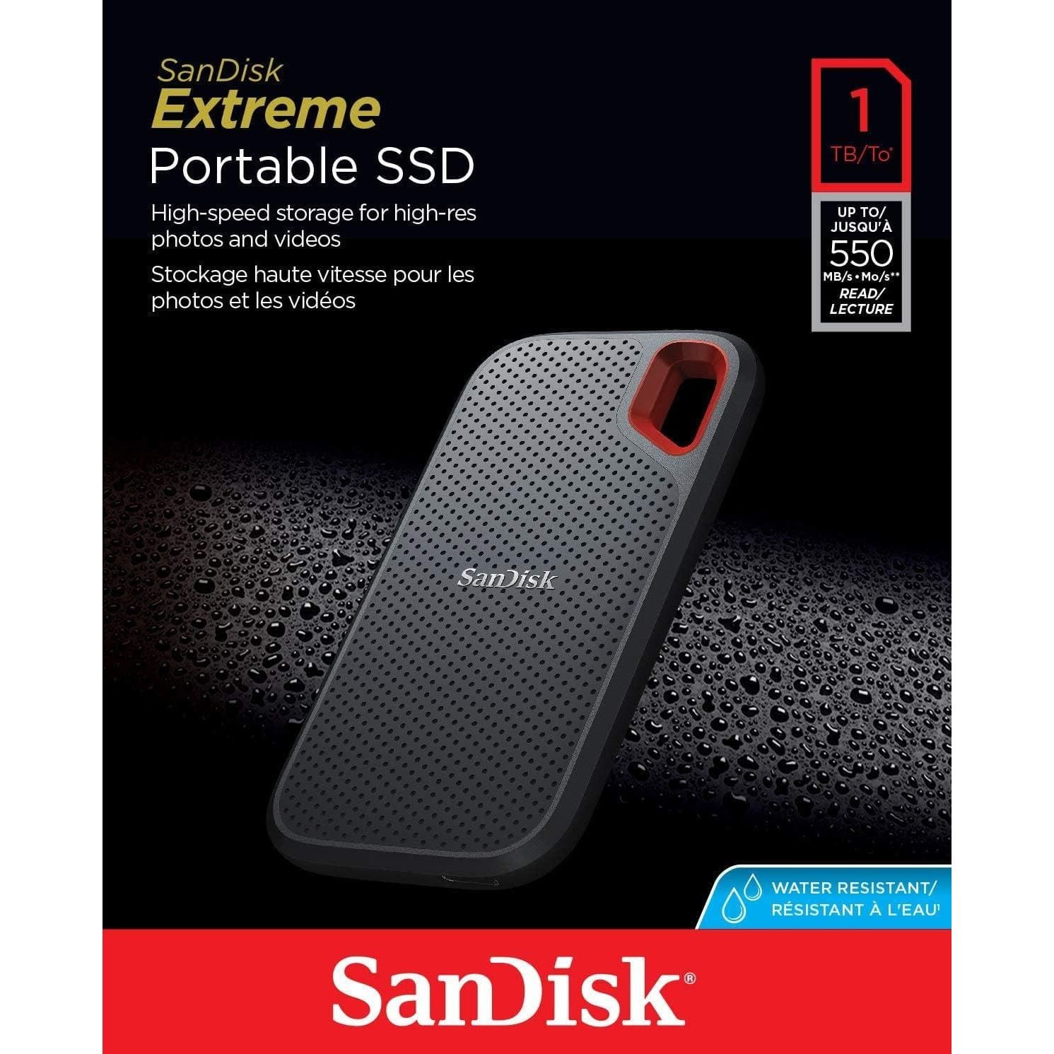 Buy Sandisk,SanDisk Extreme Portable SSD 1TB up to 550MB/s read - Gadcet.com | UK | London | Scotland | Wales| Ireland | Near Me | Cheap | Pay In 3 | Hard Drives
