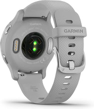 Buy Garmin,Garmin Venu 2S Smaller-sized GPS smartwatch with all-day health monitoring, Silver Bezel with Mist Grey Case and Silicone Band - Gadcet.com | UK | London | Scotland | Wales| Ireland | Near Me | Cheap | Pay In 3 | Watches