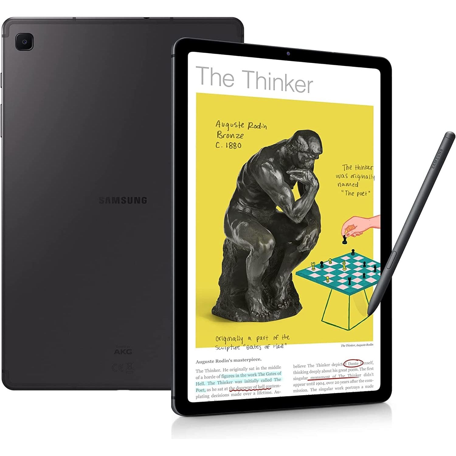 Gadcet.com,Samsung Galaxy Tab S6 Lite 64GB Wifi Android Tablet - Grey - Gadcet.com
