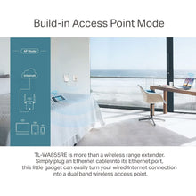 TP-Link N300 Universal Range Extender, Broadband/Wi-Fi Extender, Wi-Fi Booster/Hotspot with 1 Ethernet Port and 2 External Antennas, Plug and Play, Built-in Access Point Mode, UK Plug (TL-WA855RE) - Gadcet.com
