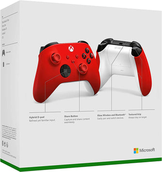 Buy Microsoft,Microsoft Xbox Wireless Controller - Pulse Red (Xbox Series X) - Gadcet.com | UK | London | Scotland | Wales| Ireland | Near Me | Cheap | Pay In 3 | Game Controllers