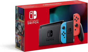 Buy Nintendo,Nintendo Switch console Neon Red/Neon blue (MOD. HAC-001) - Gadcet.com | UK | London | Scotland | Wales| Ireland | Near Me | Cheap | Pay In 3 | Video Game Consoles