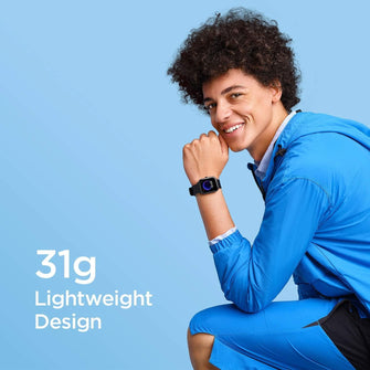 Buy Amazfit,Amazfit Bip U Smartwatch Fitness Tracker with Heart Rate, Sleep, Stress, SpO2 Monitor, 1.43" Color Touch Screen, 5 ATM Waterproof, 60+ Sports Modes, 9 Day Battery Life, Black - Gadcet.com | UK | London | Scotland | Wales| Ireland | Near Me | Cheap | Pay In 3 | Watches