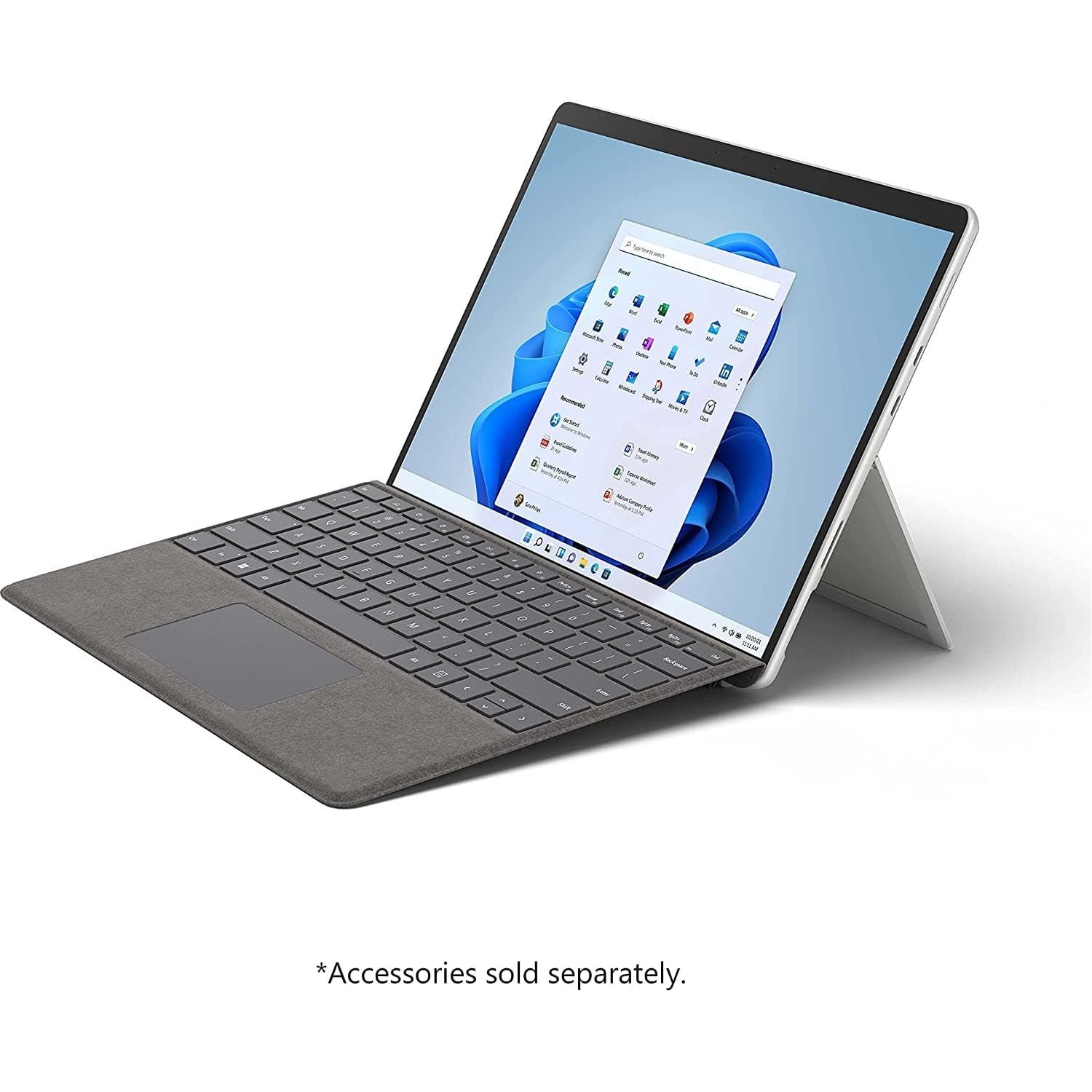 Buy Microsoft,Microsoft Surface Pro 8 - 13 Inch 2-in-1 Tablet PC - Silver - Intel Core i5, 8GB RAM, 256GB SSD - Windows 11 Home - Gadcet.com | UK | London | Scotland | Wales| Ireland | Near Me | Cheap | Pay In 3 | Laptops