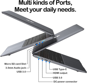 SGIN,SGIN Laptop 15.6-inch 12GB DDR4 512GB ROM SSD, Windows 11, Up to 2.8Ghz, Intel Celeron N4500, Full HD 1920x1080 IPS Display with Laptop Computer - Gadcet.com