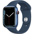 Buy Apple,Apple Watch Series 7 (GPS + Cellular, 45mm) - Blue Aluminium Case with Abyss Blue Sport Band - Regular - Gadcet.com | UK | London | Scotland | Wales| Ireland | Near Me | Cheap | Pay In 3 | Watches