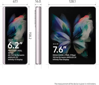 Buy Samsung,Samsung Galaxy Z Fold 3 5G 256GB, Silver - Unlocked - Gadcet.com | UK | London | Scotland | Wales| Ireland | Near Me | Cheap | Pay In 3 | 