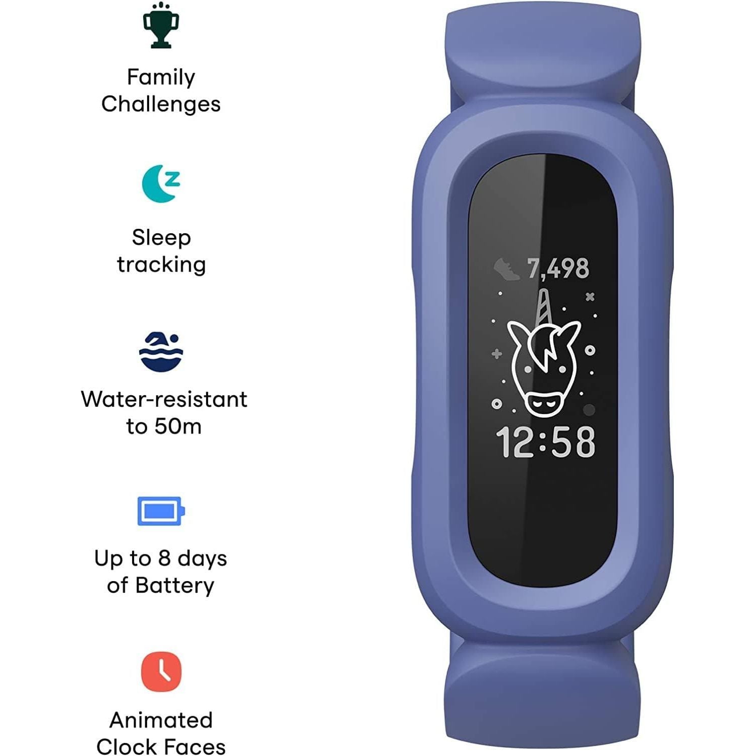 Buy Fitbit,Fitbit Ace 3 Kids Activity Tracker - Blue / Green - Gadcet.com | UK | London | Scotland | Wales| Ireland | Near Me | Cheap | Pay In 3 | Exercise & Fitness