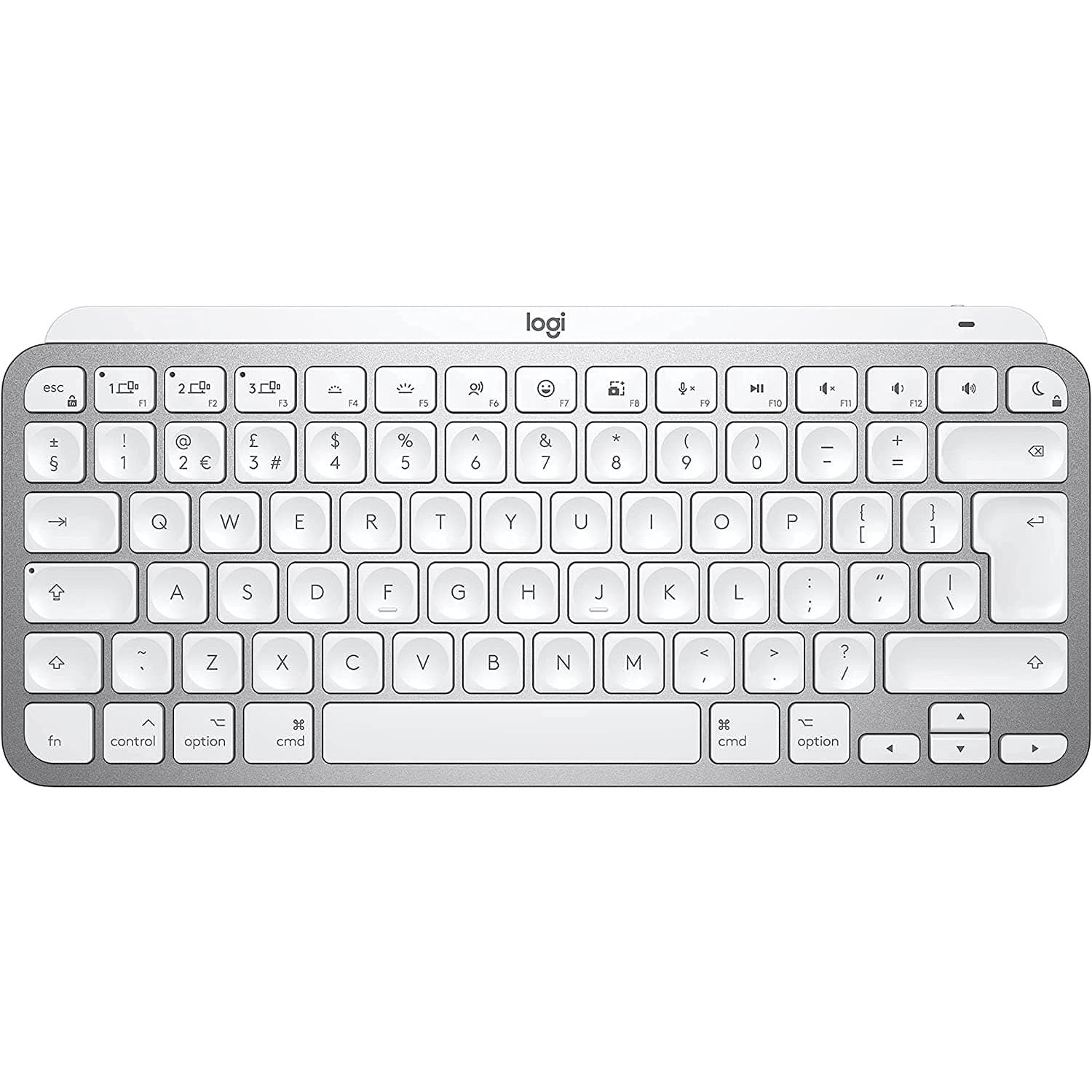 Logitech,Logitech MX Keys Mini for Mac Minimalist Wireless Keyboard, Compact, Bluetooth, Backlit Keys, USB-C, Tactile Typing, Compatible with MacBook Pro,Macbook Air,iMac,iPad - Gadcet.com