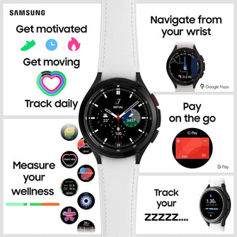 Buy Samsung,Samsung Galaxy Watch 4 Classic 42mm 4G - Black - Gadcet.com | UK | London | Scotland | Wales| Ireland | Near Me | Cheap | Pay In 3 | smart watch