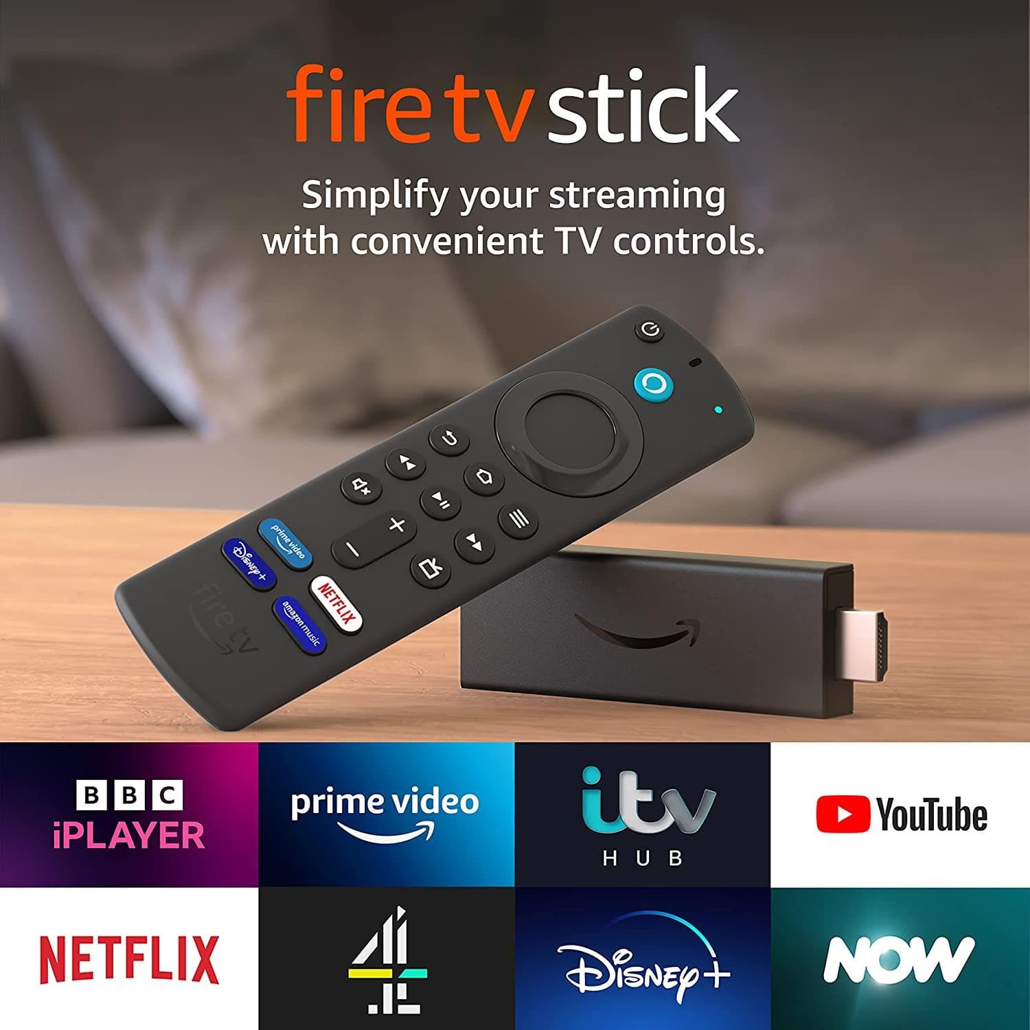 Buy Amazon,Amazon Fire TV Stick with Alexa Voice Remote (2021) - Gadcet.com | UK | London | Scotland | Wales| Ireland | Near Me | Cheap | Pay In 3 | Media Streaming Devices