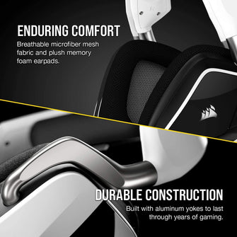 Corsair,Corsair VOID ELITE RGB Gaming Headset (7.1 Surround Sound) - White - Gadcet.com