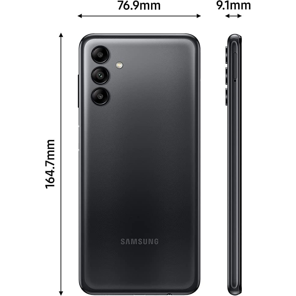 Samsung Galaxy A04s 3GB RAM + 32GB Memory - Black - Unlocked