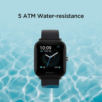 Buy Amazfit,Amazfit Bip U Smartwatch Fitness Tracker with Heart Rate, Sleep, Stress, SpO2 Monitor, 1.43" Color Touch Screen, 5 ATM Waterproof, 60+ Sports Modes, 9 Day Battery Life, Black - Gadcet.com | UK | London | Scotland | Wales| Ireland | Near Me | Cheap | Pay In 3 | Watches