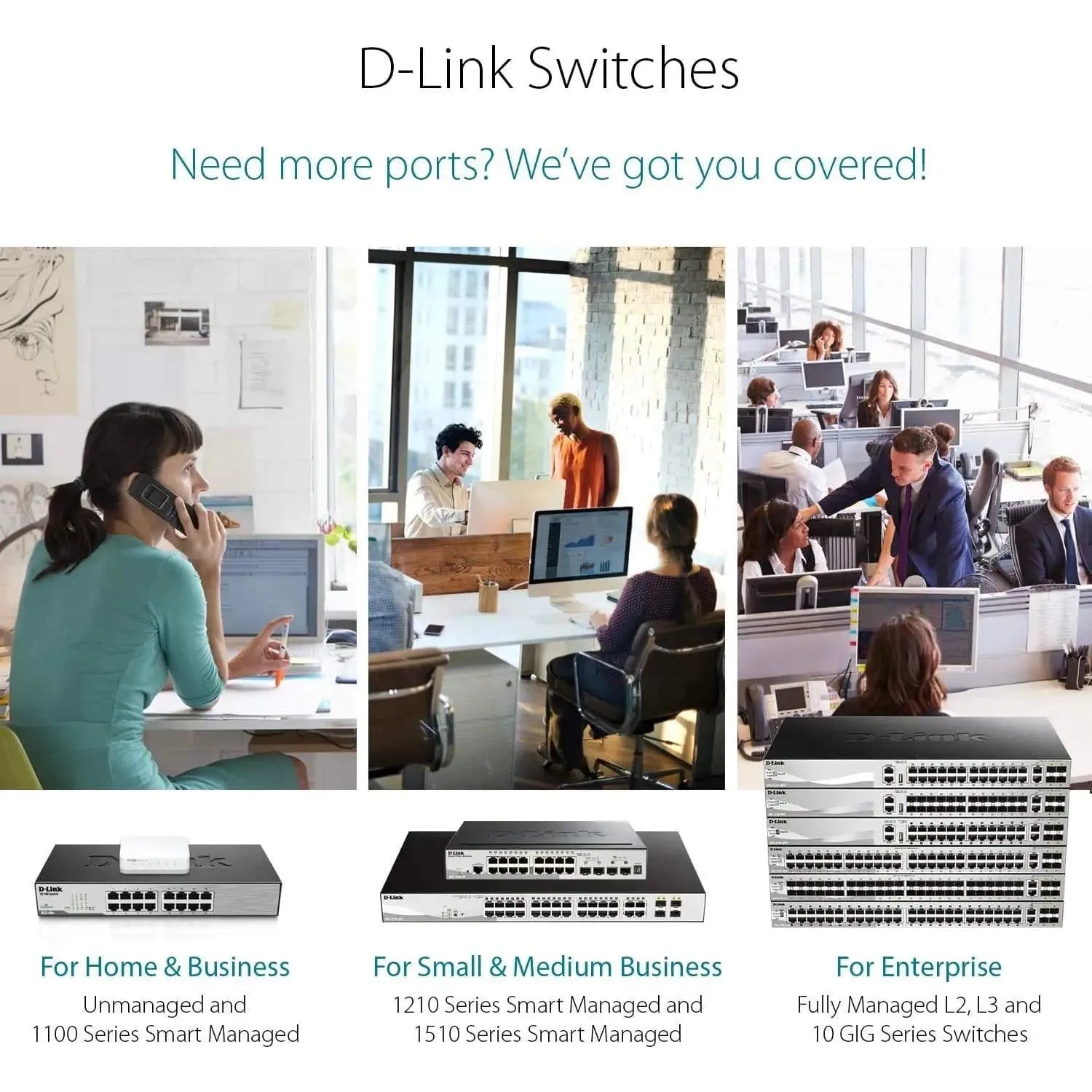 Buy D-Link,D-Link DES-1005D/B 5-Port Fast Ethernet Unmanaged Plastic Desktop Switch - Gadcet.com | UK | London | Scotland | Wales| Ireland | Near Me | Cheap | Pay In 3 | Network Cards & Adapters
