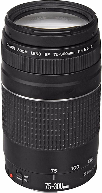 Canon,Canon EF 75-300mm f/4-5.6 III Telephoto Zoom Lens for Canon SLR Cameras - Gadcet.com