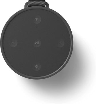 Bang & Olufsen,Bang & Olufsen Beosound Explore - Wireless Portable Bluetooth Speaker with USB-C Charging Cable, IP67 Dustproof and Waterproof Speaker  - Black Anthracite - Gadcet.com