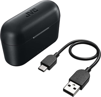 Buy JVC,JVC HA-A3T True Wireless Bluetooth earbuds, up to 22 hours battery life, IPX4 water resistance (Black) - Gadcet.com | UK | London | Scotland | Wales| Ireland | Near Me | Cheap | Pay In 3 | Headphones