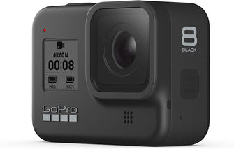 GoPro HERO8 Black - Waterproof 4K Digital Action Camera with Hypersmooth Stabilisation, Touch Screen and Voice Control - Live HD Streaming