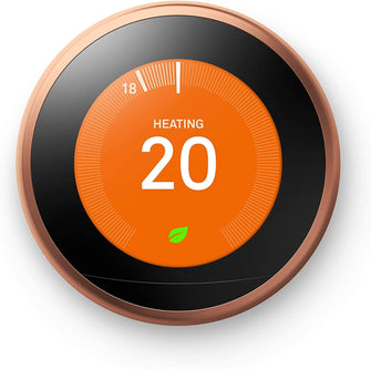 Google,Google Nest Learning Thermostat 3rd Generation, Copper - Smart Thermostat - A Brighter Way To Save Energy - Gadcet.com