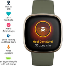 Buy Fitbit,Fitbit Versa 3 - Soft Gold Aluminium/Olive - Gadcet.com | UK | London | Scotland | Wales| Ireland | Near Me | Cheap | Pay In 3 | Watches