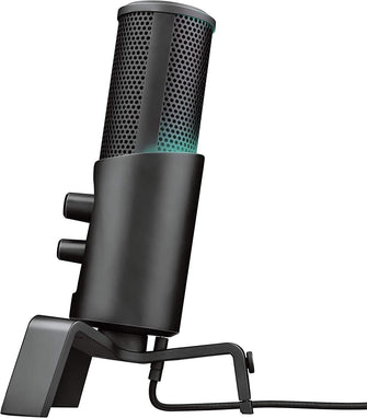 Trust Gaming GXT 258 Fyru USB 4-In-1 Streaming Microphone for PC, PS4, PS5 and Laptop , Black