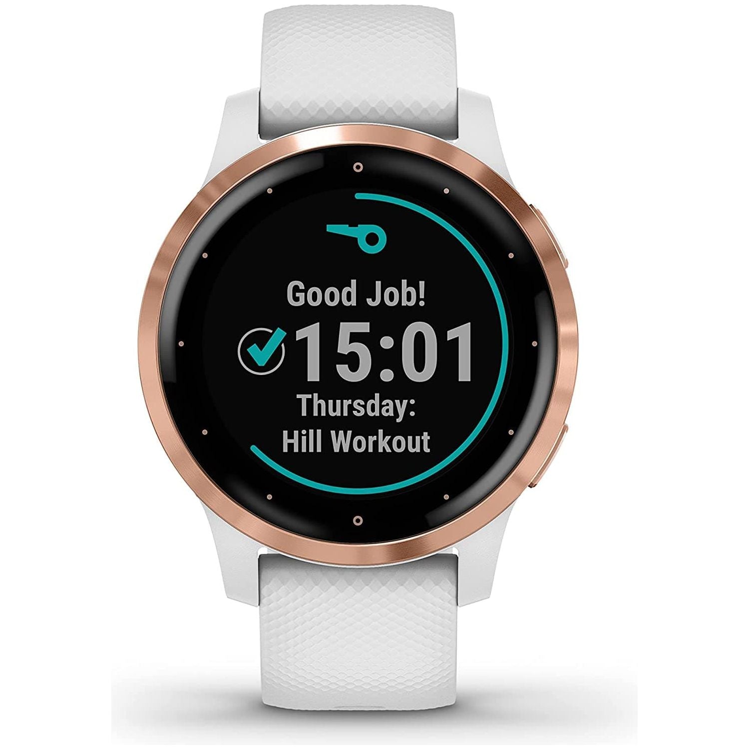 Buy Garmin,Garmin Vívoactive 4S, Smaller-Sized GPS Smartwatch, Features Music, Body Energy Monitoring, Animated Workouts, Pulse Ox Sensors and MORE, White/Rose Gold - Gadcet.com | UK | London | Scotland | Wales| Ireland | Near Me | Cheap | Pay In 3 | Watches
