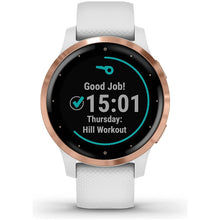 Buy Garmin,Garmin Vívoactive 4S, Smaller-Sized GPS Smartwatch, Features Music, Body Energy Monitoring, Animated Workouts, Pulse Ox Sensors and MORE, White/Rose Gold - Gadcet.com | UK | London | Scotland | Wales| Ireland | Near Me | Cheap | Pay In 3 | Watches