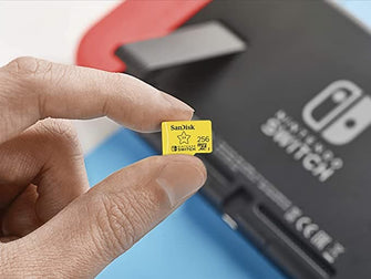 SanDisk 256GB microSDXC Card for Nintendo  Switch Licensed Product, 100 MB/s UHS-I Class 10 U3 Yellow - Gadcet.com