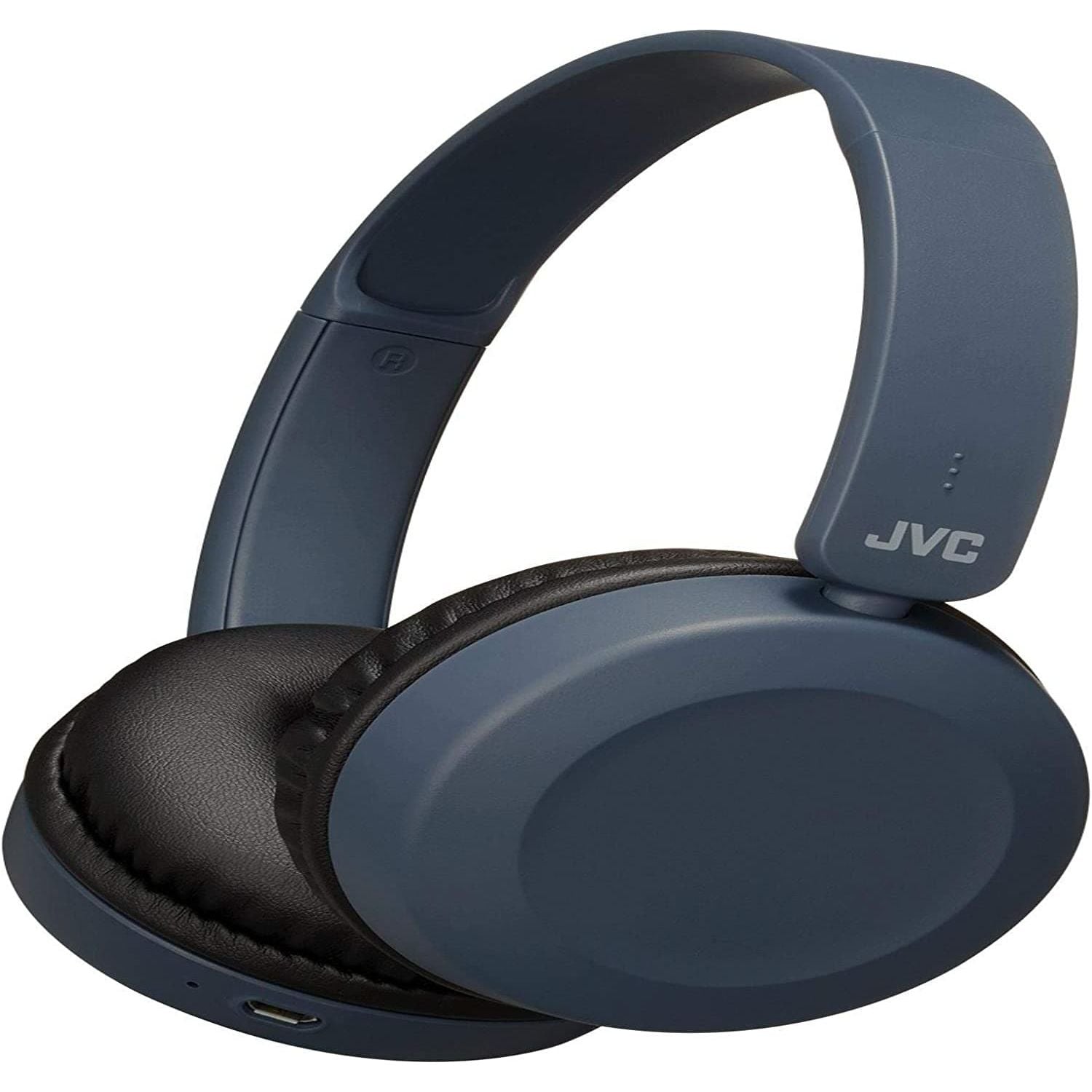 JVC Wireless Bluetooth Foldable Deep Bass On Ear Lightweight HA-S31BT Headphones, Blue - Gadcet.com