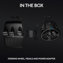 Logitech G923 Racing Wheel and Pedals, TRUEFORCE up to 1000 Hz Force Feedback, Responsive Driving Design, Dual Clutch Launch Control, Genuine Leather Wheel Cover, for PS5, PS4, PC, Mac - Black - 9
