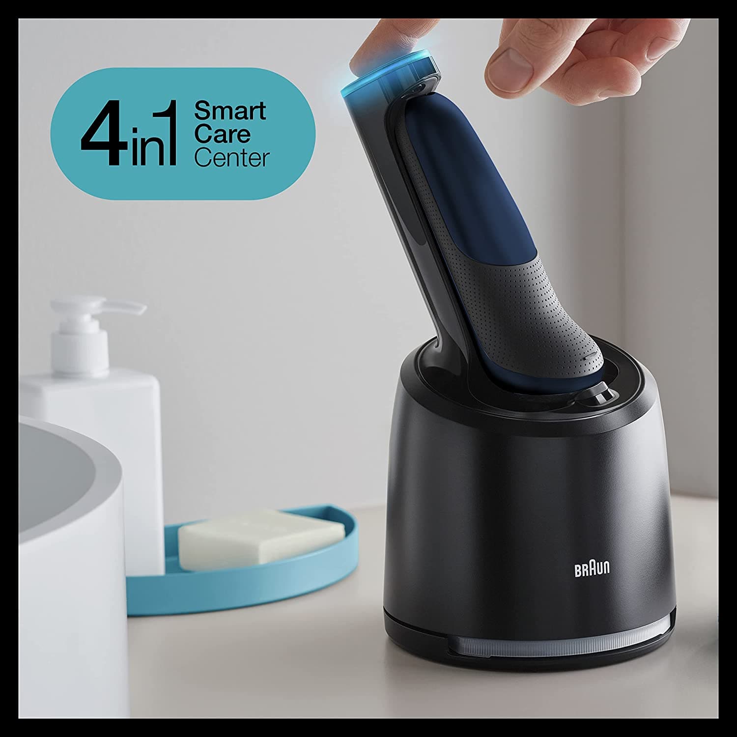 Buy Braun,Braun Series 7 Electric Shaver, Rechargeable,  Wet & Dry,  70-B7850cc, Blue - Gadcet.com | UK | London | Scotland | Wales| Ireland | Near Me | Cheap | Pay In 3 | Shaver & Trimmer