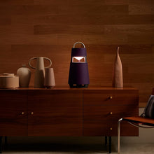LG,LG XBOOM 360 RP4 Omnidirectional 360˚Sound Portable Wireless Bluetooth Speaker with Mood Lighting, Up to 10 Hours Battery, Indoor/Outdoor - Burgundy - Gadcet.com
