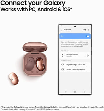 Buy Samsung,Samsung Galaxy Buds Live True Wireless Earbuds - Black - Gadcet.com | UK | London | Scotland | Wales| Ireland | Near Me | Cheap | Pay In 3 | Headphones