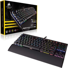 Buy Corsair,Corsair K65 RGB RAPIDFIRE Compact Mechanical Keyboard (CHERRY MX SPEED RGB, Aircraft-Grade Anodised Brushed Aluminium, 10 Keyless Design, Vibrant Multi-Colour LED Backlighting) QWERTY, Black - Gadcet.com | UK | London | Scotland | Wales| Ireland | Near Me | Cheap | Pay In 3 | Keyboards