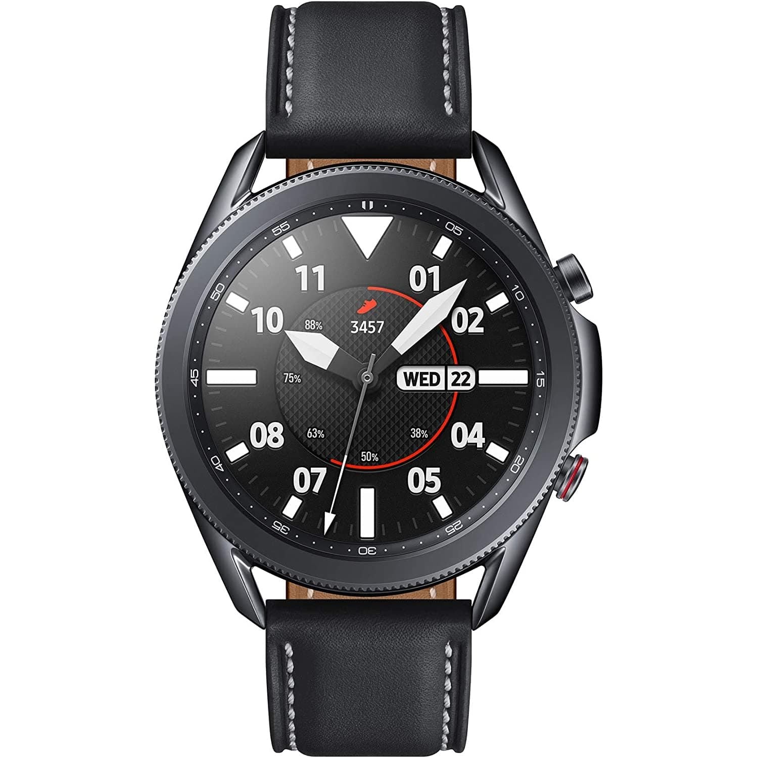 Samsung,Samsung Galaxy Watch 3 4G Stainless Steel 45 mm Smart Watch - Mystic Black - Gadcet.com