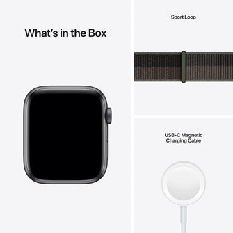 Buy Apple,Apple Watch SE GPS + Cellular - Space Grey Aluminium with Tornado & Grey Sports Loop, 44 mm - Unlocked - Gadcet.com | UK | London | Scotland | Wales| Ireland | Near Me | Cheap | Pay In 3 | smartwatch